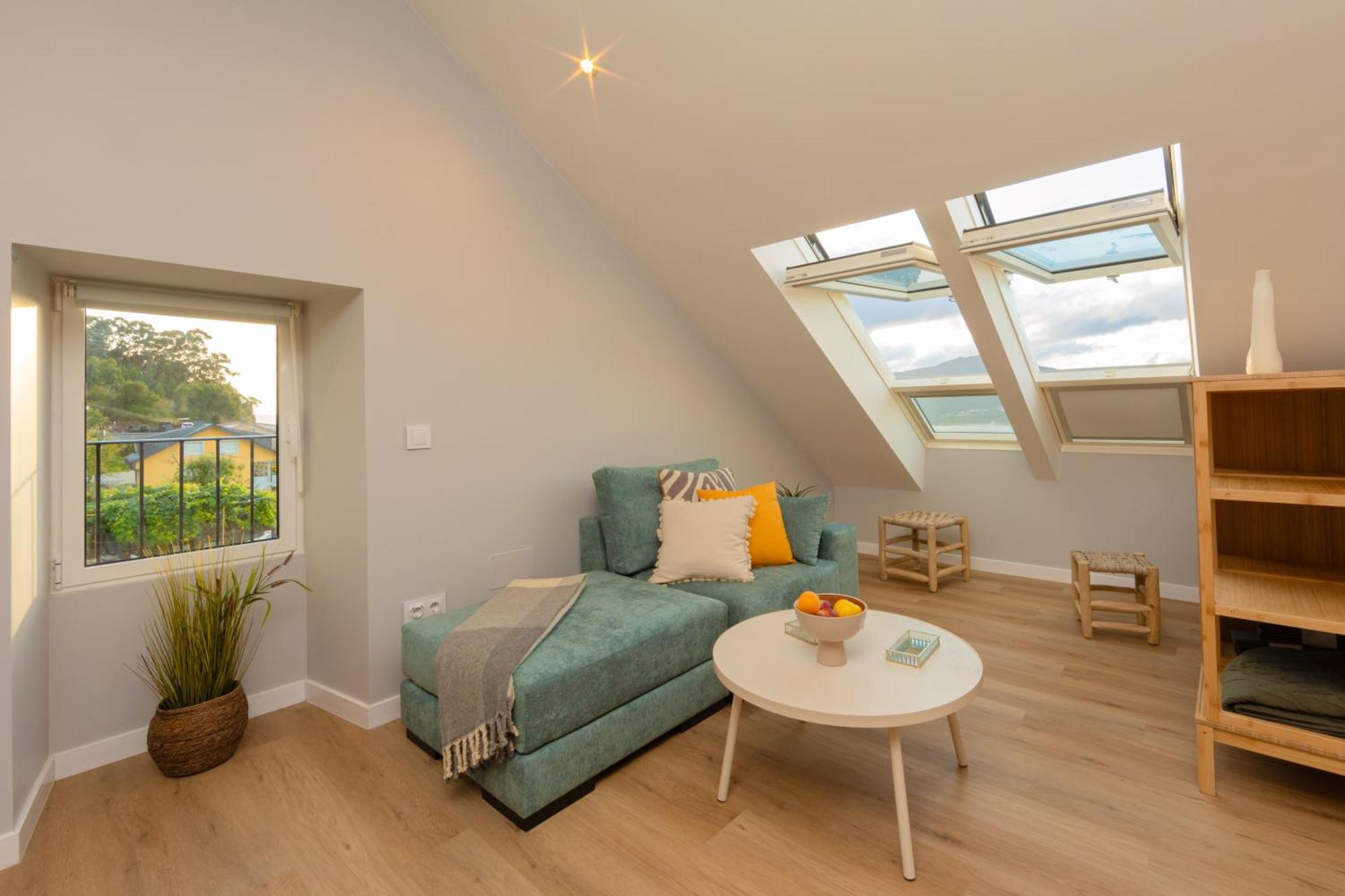 Villa Rosa Apartamentos En Casa Rural Con Vistas Panoramicas A La Ria Noia Eksteriør billede