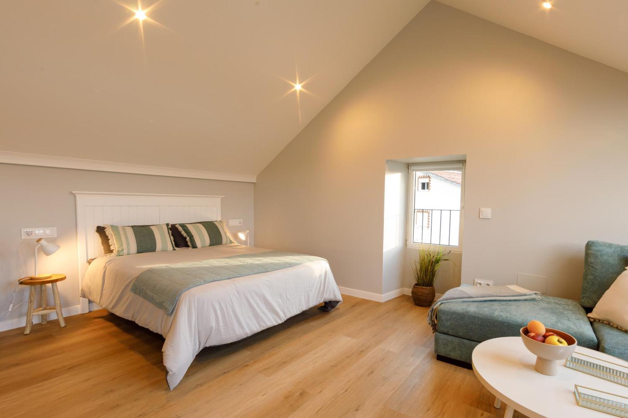 Villa Rosa Apartamentos En Casa Rural Con Vistas Panoramicas A La Ria Noia Eksteriør billede